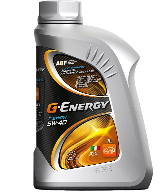 Моторное масло G-Energy F Synth SAE 5W-40, 1л